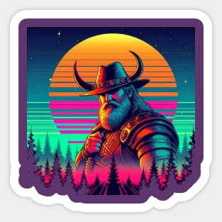 Viking Cowboy V3 - The Watcher Sticker